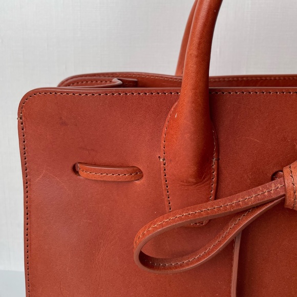 Mansur Gavriel Caramel Leather Tote. - Picture 4 of 16